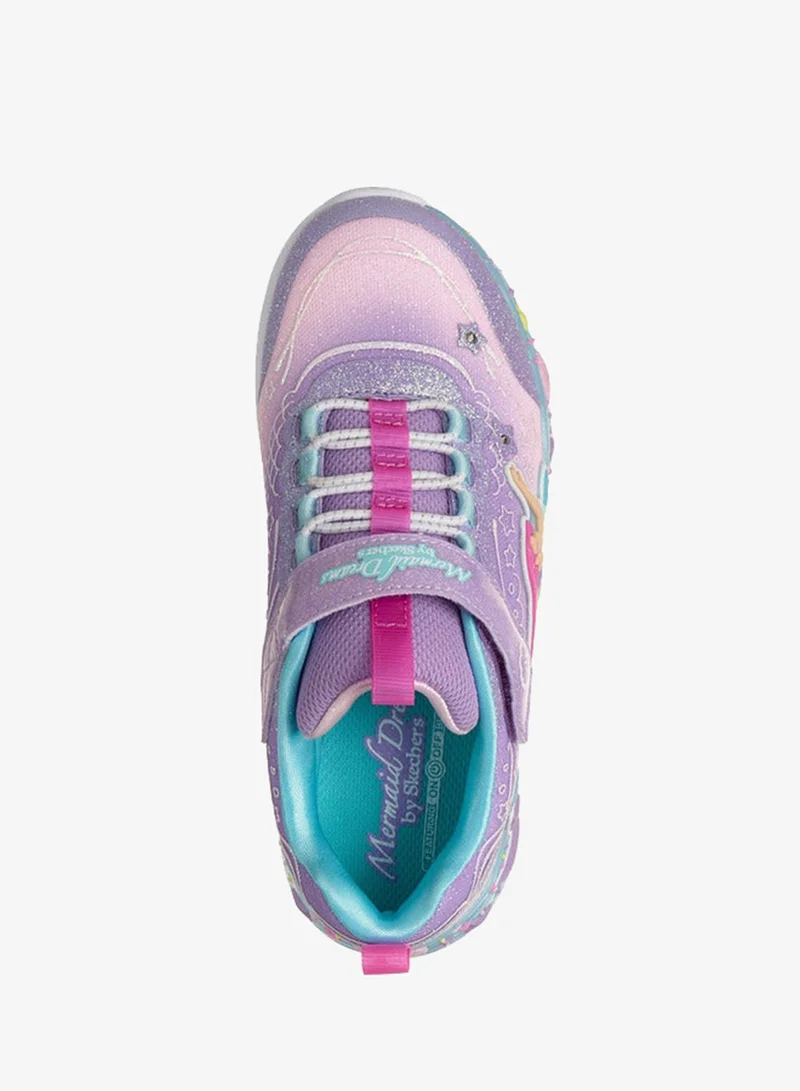 سكيتشرز Girls Mermaid Dreams Hook & Loop Sneakers