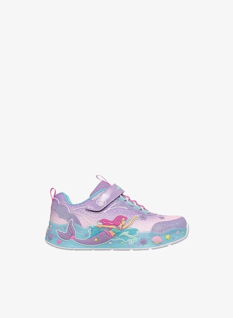 سكيتشرز Girls Mermaid Dreams Hook & Loop Sneakers