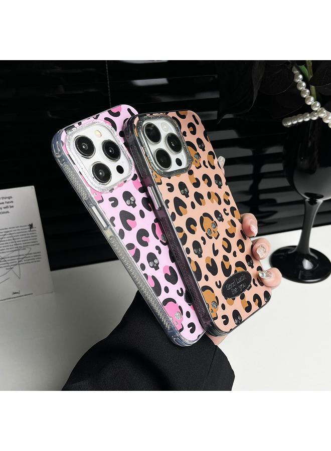 S-TOP Case For iPhone 13 Pro Glitter Powder Leopard Print PC + TPU Phone Case - Image 3