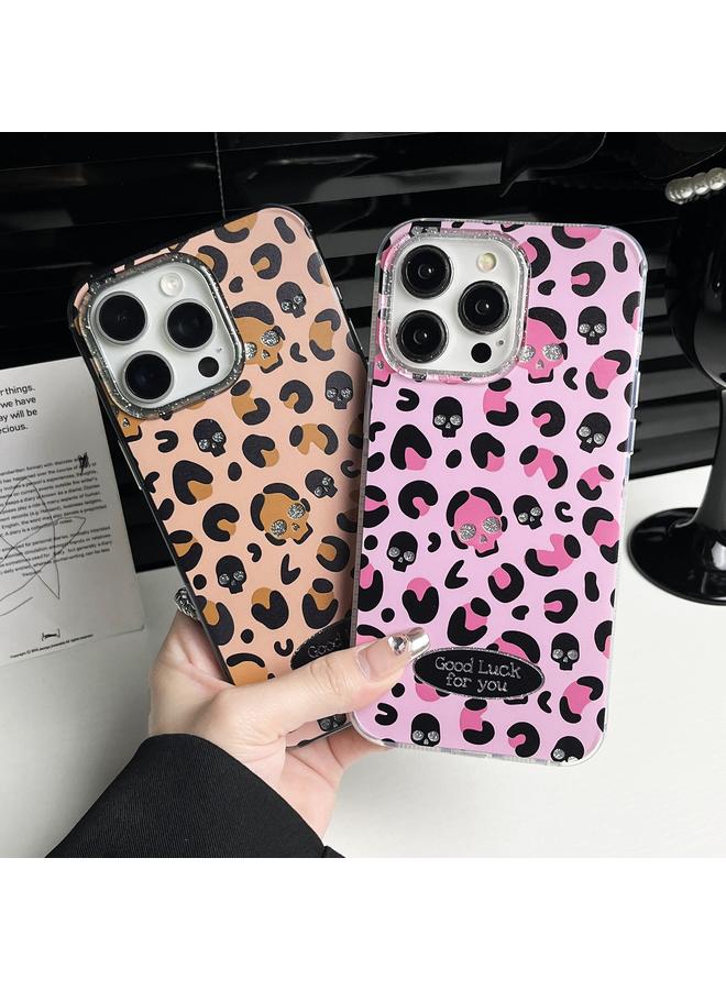 S-TOP Case For iPhone 13 Pro Glitter Powder Leopard Print PC + TPU Phone Case - Image 2