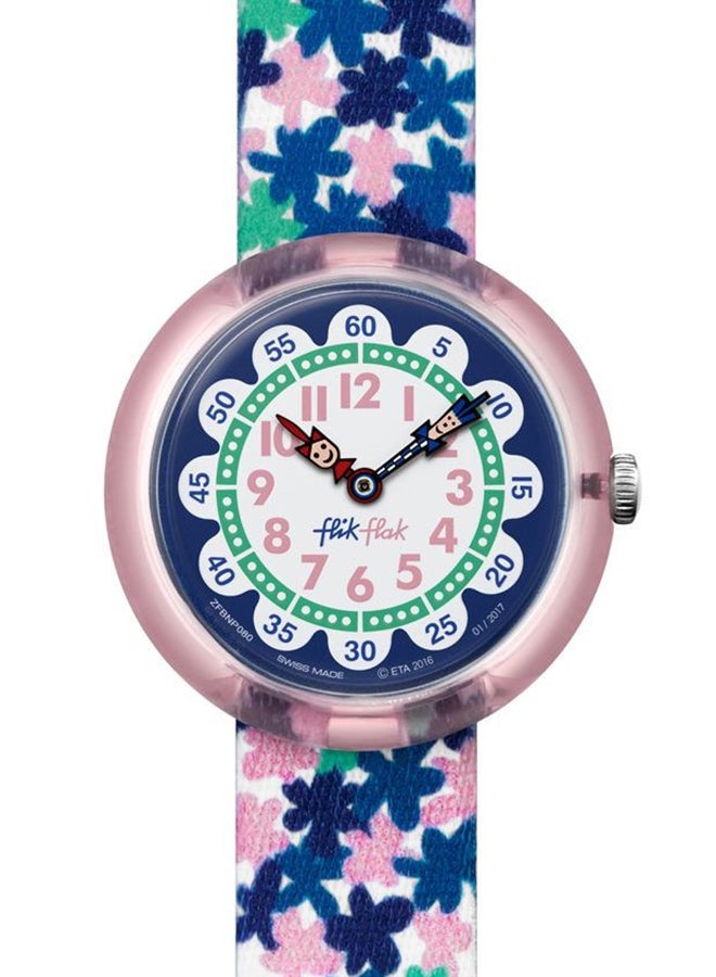 Swatch Girls London Flower Quartz Movement Water Resistant Wrist Watch - 32 Mm - Image 1