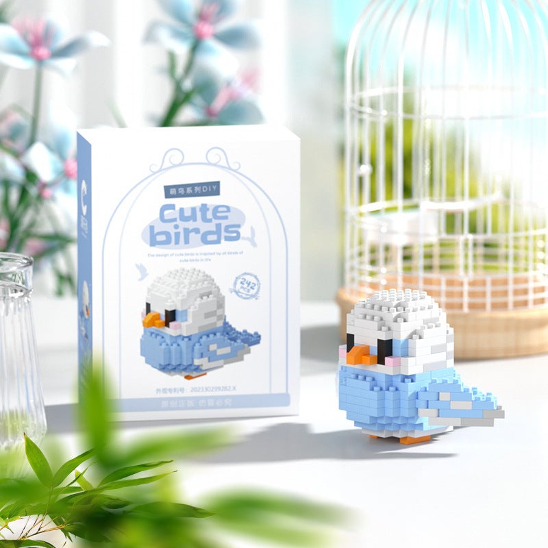 Chaolechuang Tiny Particle Parrot Cute Bird 8909-8920 Series Assembled Educational Bird Building Blocks Toy Gift - Image 5