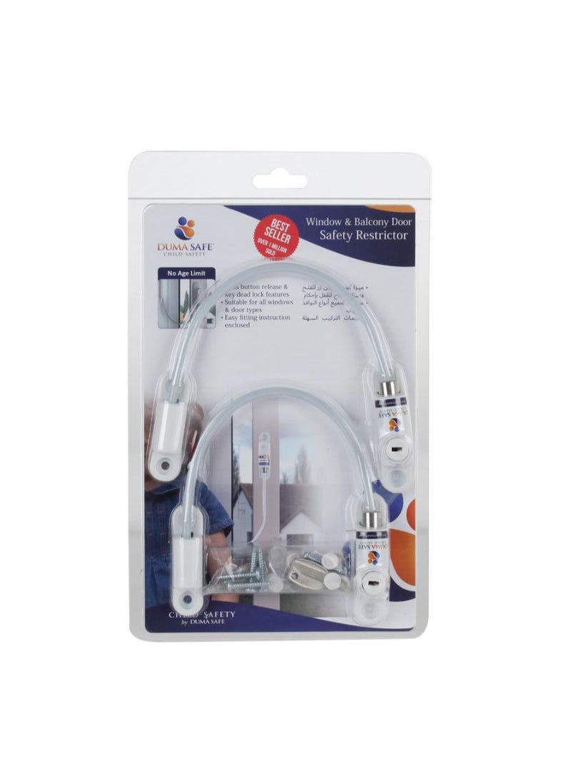DUMA SAFE CHILD SAFETY - Duma Safe Window And Balcony Door Safety Lock - Image 1