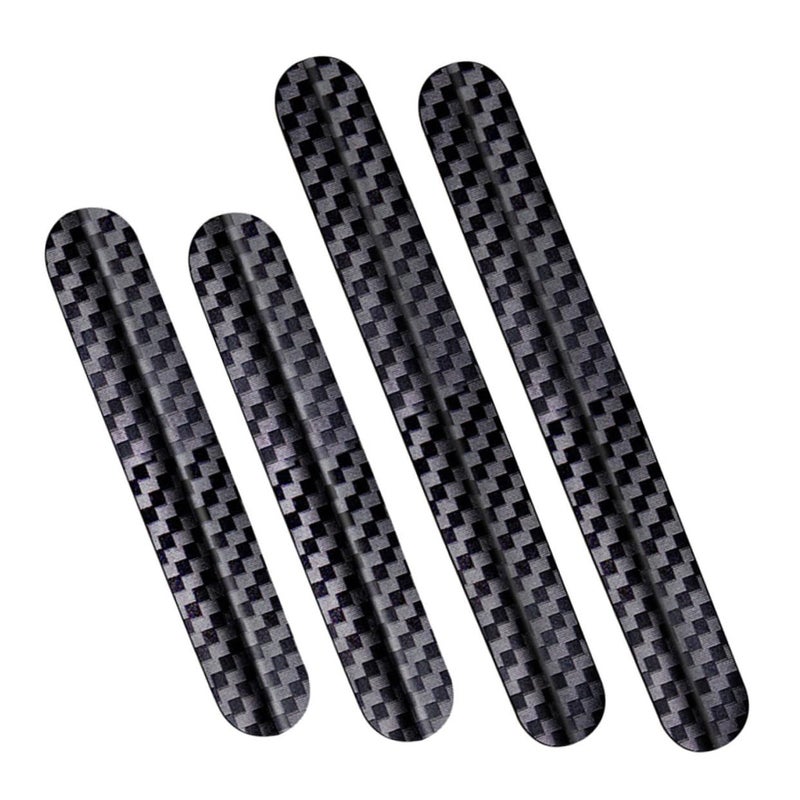 Car Side Mirror Edge Guards Bumper Protector Set of 4 Black for Modern Vehicles - Image 2