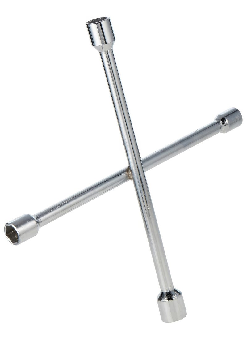 RENOVO - Lug Wrench 4 Way Universal Car Tire Changing Tool 36 CM Cross Steel Wheel Nut - Image 1