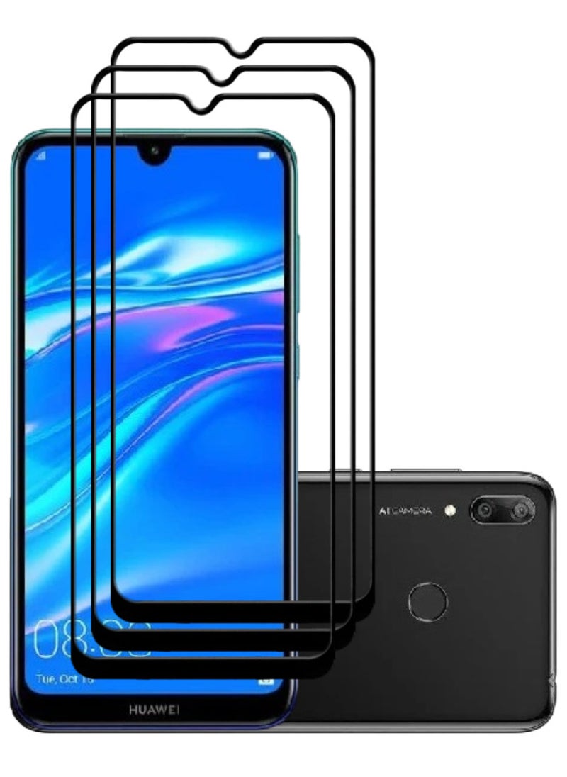 أكاليكس 3 قطع، حماية شاشة،  لهاتف هواوي  Y7 (2019) ، جودة ممتازة. - Image 1