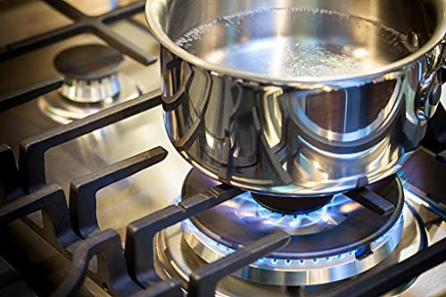 Stephy Stainless Steel Induction Sauce Pan 22 cm+ 24cm and 1 LTR.+1.5 LTR. with Black Bakelight Handle - Image 5