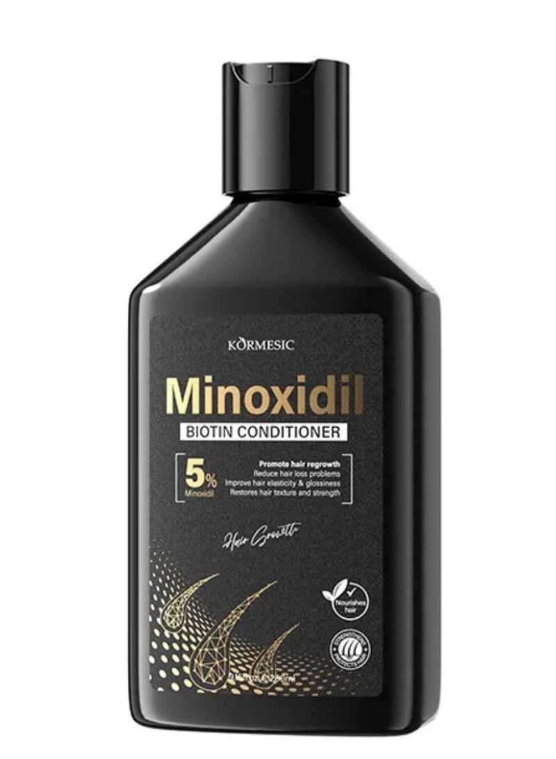 Kormesic 5% Minoxidil Biotin Conditioner 260ML Hair Growth Treatment Conditioner with Minoxidil 5% Strengthen Hair Promote Hair Regrowth Reduce Hair Loss Restore Hair Texture & Strength - Image 1