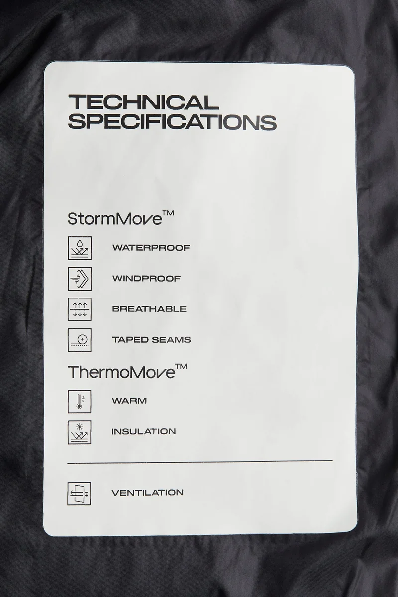 H&M 2-Layer Ski Jacket In Stormmove