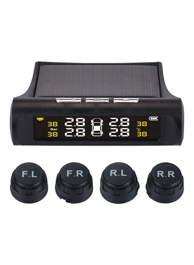 NIBEMINENT Car Tire Pressure Digital Solar Energy Monitoring System With External Sensors  - Image 1