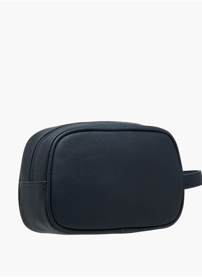 LBL by Shoexpress Men Textured Pouch with Handle and Zip Closure  - Image 2