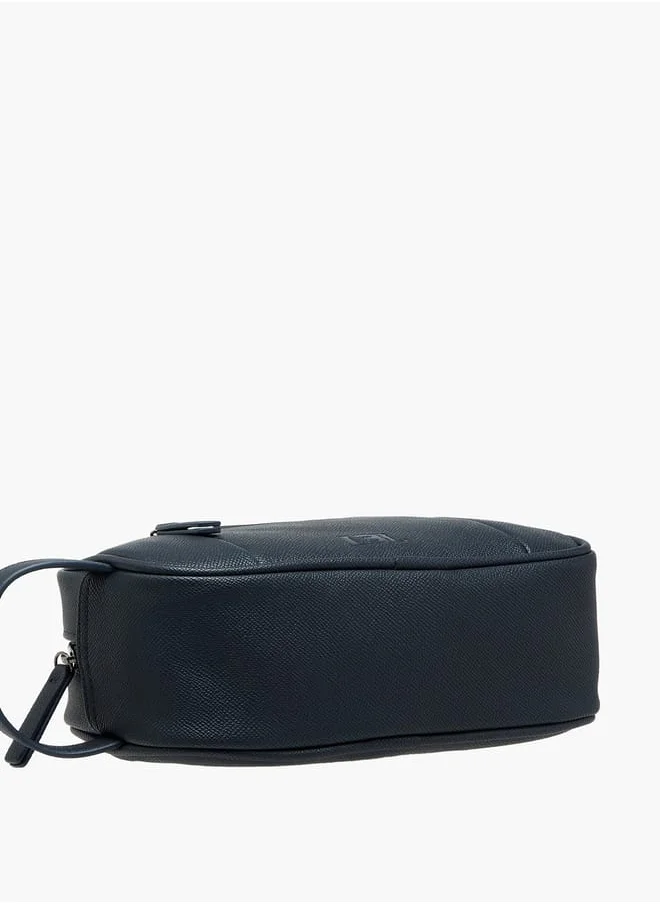LBL by Shoexpress Men Textured Pouch with Handle and Zip Closure
