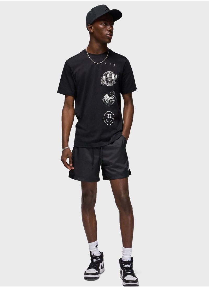 Jordan - Jordan Stack Logo T-Shirt - Image 1