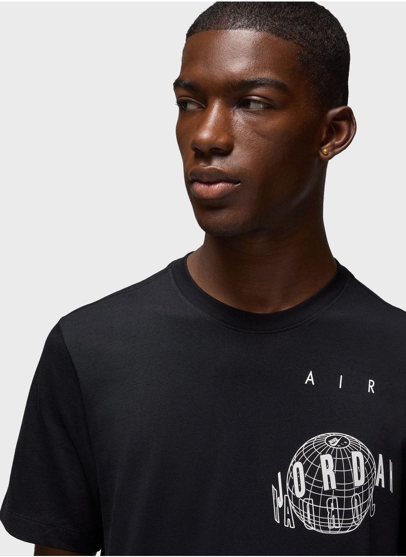 Jordan - Jordan Stack Logo T-Shirt - Image 1