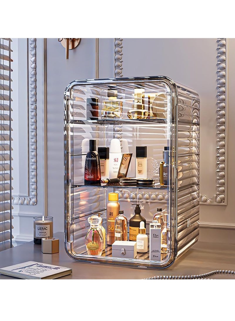 JOMILA Desktop storage box plastic transparent acrylic cosmetic storage rack skin care product storage box cup Holder organizer - Image 1