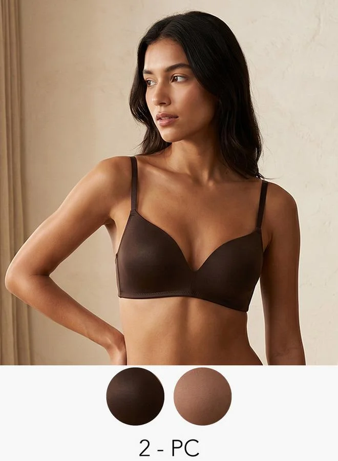 Splash FAV 2 Pack Plunge Bra Non Wired