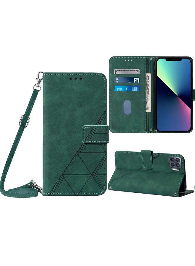 S-TOP Case For OPPO A93 4G / F17 Pro Crossbody 3D Embossed Flip Leather Phone Case - Image 3