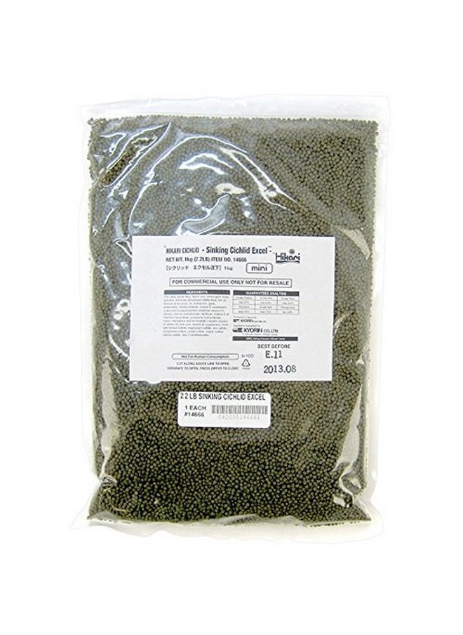 Hikari - Hikari Sinking Cichlid Excel - Mini Pellets - 2.2 lb - Image 1