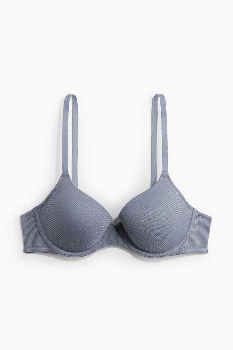 اتش اند ام Padded underwired jersey bra