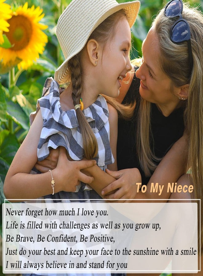 Tarsus Niece Gifts from Auntie, Niece Bracelet Sunflower Gifts Bracelet Jewelry from Aunt - Image 5