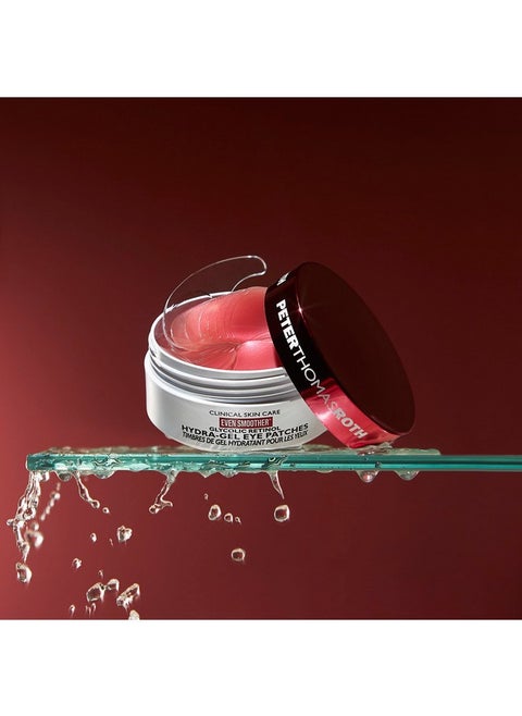 Peter Thomas Roth | Even Smoother™ Glycolic Retinol Hydra-Gel Eye Patches, Under-Eye Patches With Glycolic Acid and Retinol, Treats Tiny Bumps, Texture, Fine Lines and Wrinkles Under the Eye Area