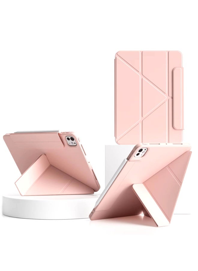 Cat - Cot CatCot Smart Case for iPad Air 11 inch (4th / 5th / 6th / 7th Generation) – Slim Protective Cover with Auto Sleep/Wake, Stand Function, and Full Body Protection (Pink) - Image 1