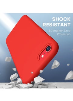 MIGOFAST iPhone SE Case 2022 2020 iPhone 8 Case iPhone 7 Case Non-slip Liquid Silicone Gel Rubber Bumper Phone Case Soft Microfiber Lining Hard Shockproof Protective Case Cover  - Image 4