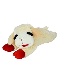 Multipet Multipet's Officially Licensed Lamb Chop Jumbo White Plush Dog Toy, 24-Inch  - Image 1