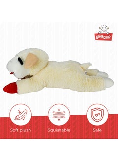 Multipet Multipet's Officially Licensed Lamb Chop Jumbo White Plush Dog Toy, 24-Inch  - Image 4