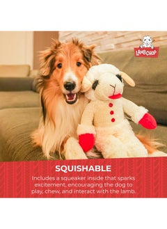 Multipet Multipet's Officially Licensed Lamb Chop Jumbo White Plush Dog Toy, 24-Inch  - Image 5