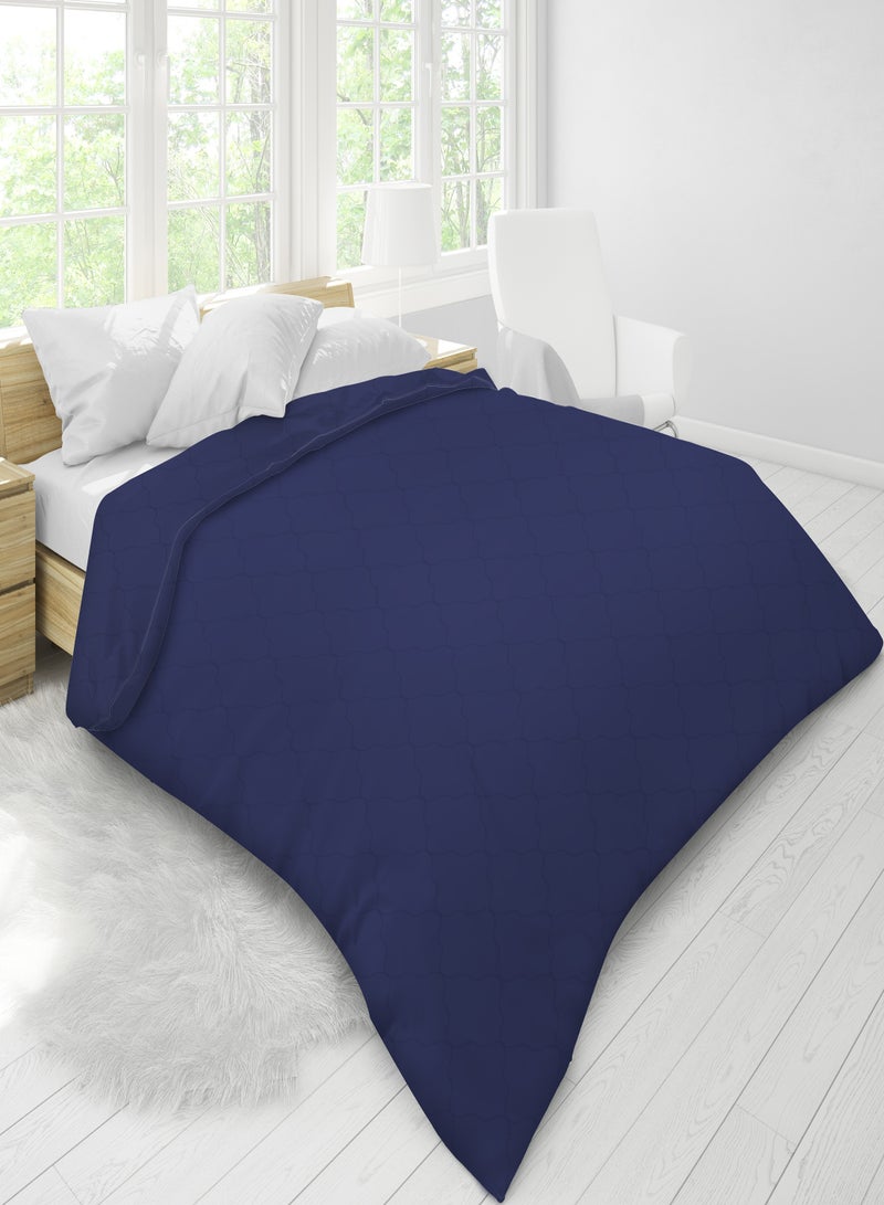 Raymond Raymond Home Microfiber Quilt All Season AC Soft Lightweight Blanket Single Bed Peach Finish  100 GSM - Color  Navy (229 x 152 CM)  - Image 4