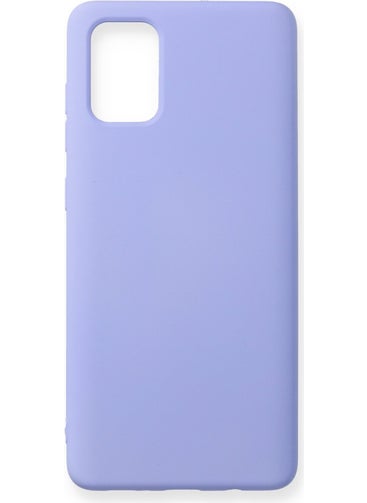 HappyCase Samsung Galaxy A71 Case Nano Velvet Silicone Inside - Lilac  - Image 1