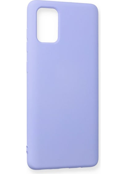 HappyCase Samsung Galaxy A71 Case Nano Velvet Silicone Inside - Lilac  - Image 3