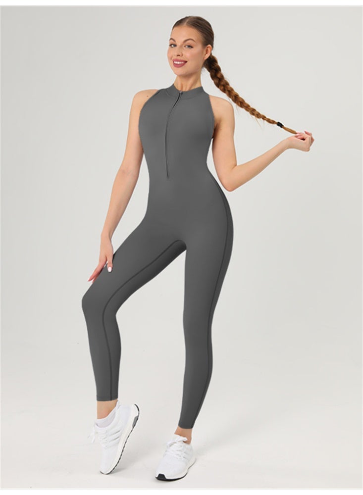 عام زيبر الرياضة حللا المرأة عارية الذراعين اليوغا داخلية قطعة واحدة دعوى - Image 1