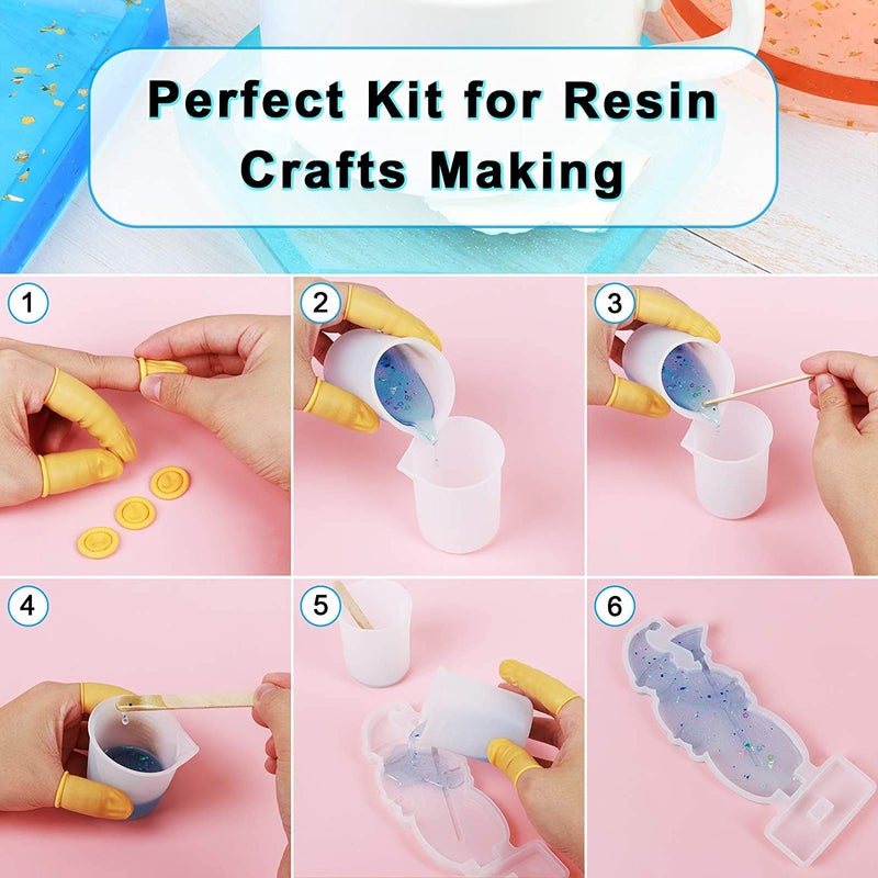 Snoogg قوالب راتنج السيليكون SNOOGG® حزمة من 2 شكل دائري ومربع. - Image 5