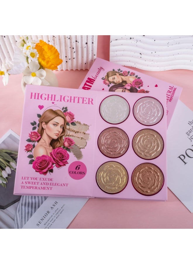 4-Layer Multi - Functional Beauty Book Kit- Style Makeup Palette Ingeniously Combines Eyeshadows, Blushes, Highlighters, Contour Powders In One,Best Choice for A Gift for Women (U103A) - Image 4