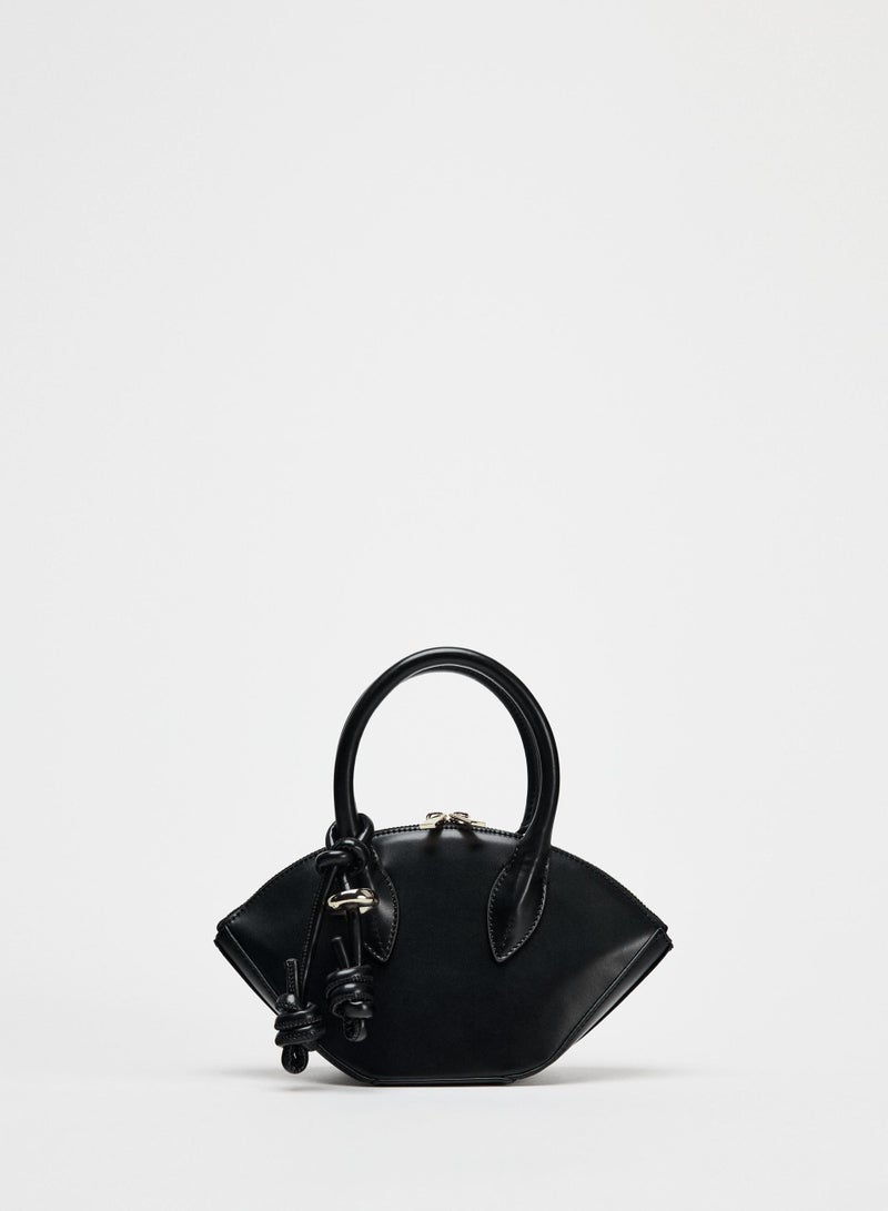 Zara DOUBLE HANDLE CITY BAG - Image 1