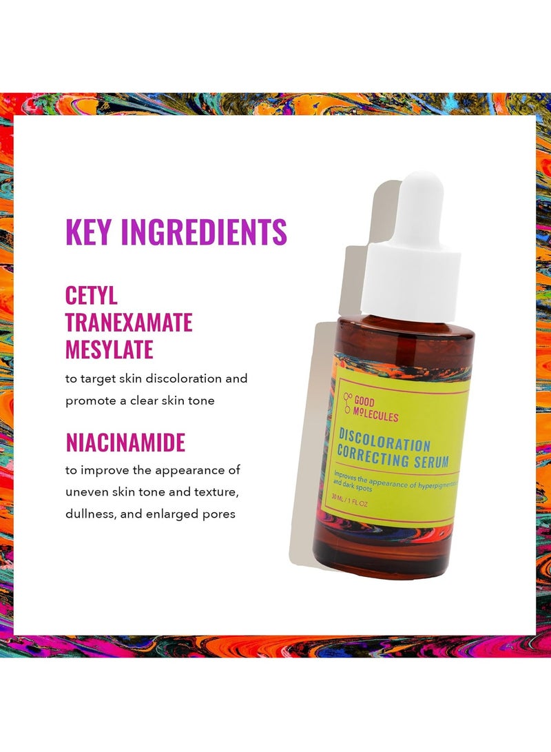 مصل تصحيح تغير اللون من جود موليكولز - ملح إستر حمض الترانيكساميك والنياسيناميد للبقع الداكنة، تلف الشمس، وبقع الشيخوخة - عناية بالبشرة للوجه - Image 3