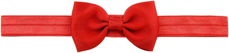 WillingTee Baby Girls Headbands Tiny Bows 2.75" Grosgrain Ribbon Hair Bow Hair Band Hair Accessories for Baby Girls Infants Toddlers Kids Newborns - Image 5