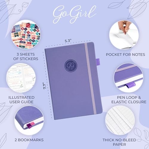 GoGirl Budget Planner – Monthly Financial Planner Organizer Budget Book. Expense Tracker Notebook Journal to Control Money, Compact (Lavender) - Image 2