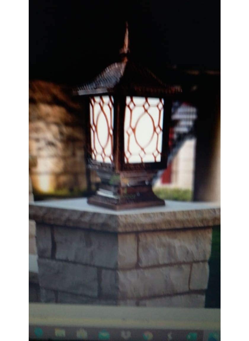 Weldecor WELDECOR Gate Light for HomeGardenResortFarm houseFixture Lamp LampPost Lighting For Exterior Outdoor Boundary Main Gate Pillar Fancy Design Style Rust Resistance WaterproofBulb NOT Included2pc  - Image 3