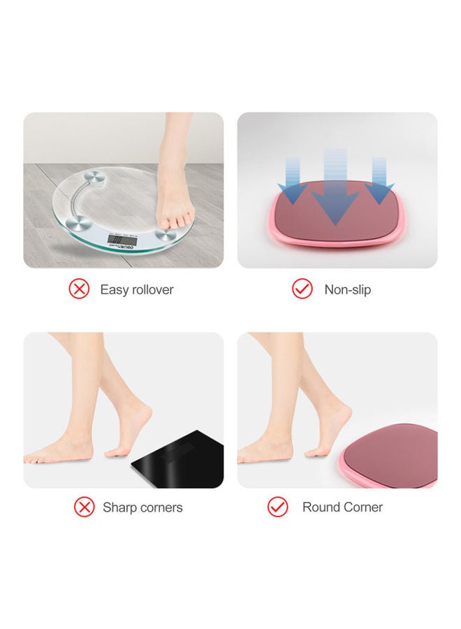 Digital Weighing Scale Pink 29x26cm - Image 3