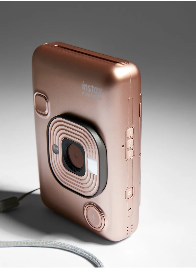 FUJIFILM Instax Mini LiPlay Camera- Blush Gold