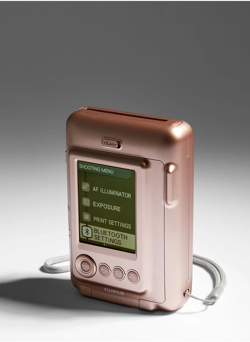 FUJIFILM Instax Mini LiPlay Camera- Blush Gold