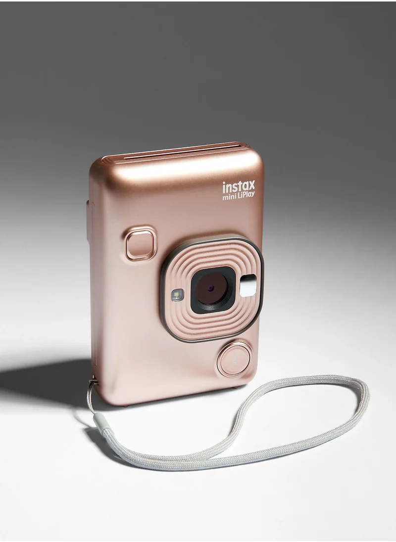 FUJIFILM Instax Mini LiPlay Camera- Blush Gold