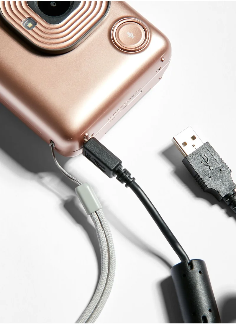 FUJIFILM Instax Mini LiPlay Camera- Blush Gold
