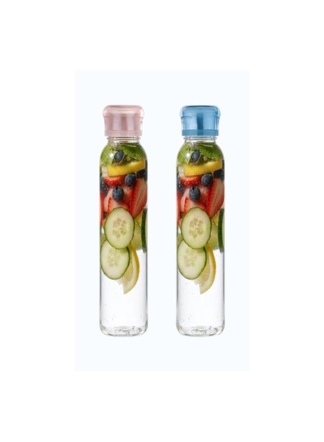 FASHRAMP Zest Unbreakable Plastic Fridge Water Bottle Pack of 2 | Crystal Clear Spill Proof Drinking Bottle | Food Grade, Freezer & Dishwasher Safe | Gym, Home & Office Use (1000ml) - Image 5
