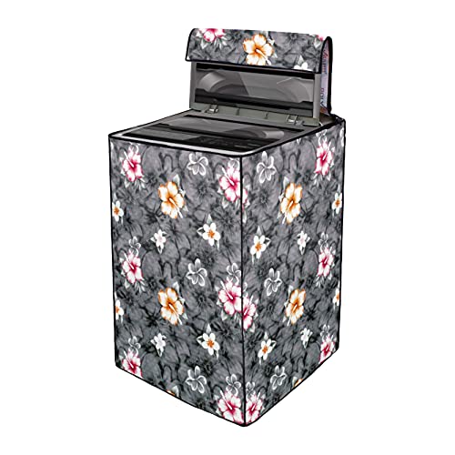 Wings Star Waterproof Top Load Washing Machine Cover Compatible For LG T80SKSF1Z 8 Kg Kum87 - Polyester - Image 1