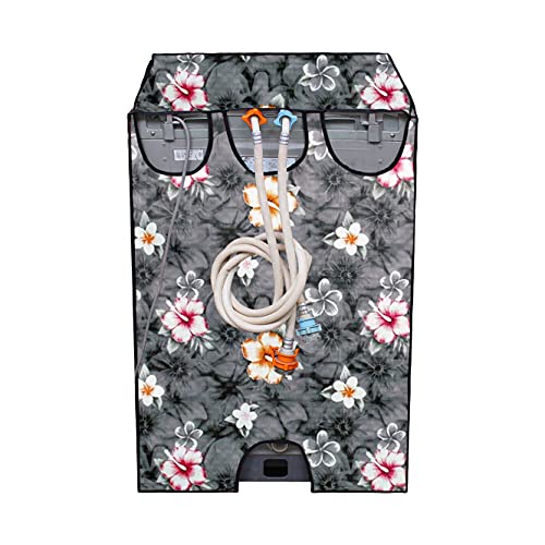 Wings Star Waterproof Top Load Washing Machine Cover Compatible For LG T80SKSF1Z 8 Kg Kum87 - Polyester - Image 3