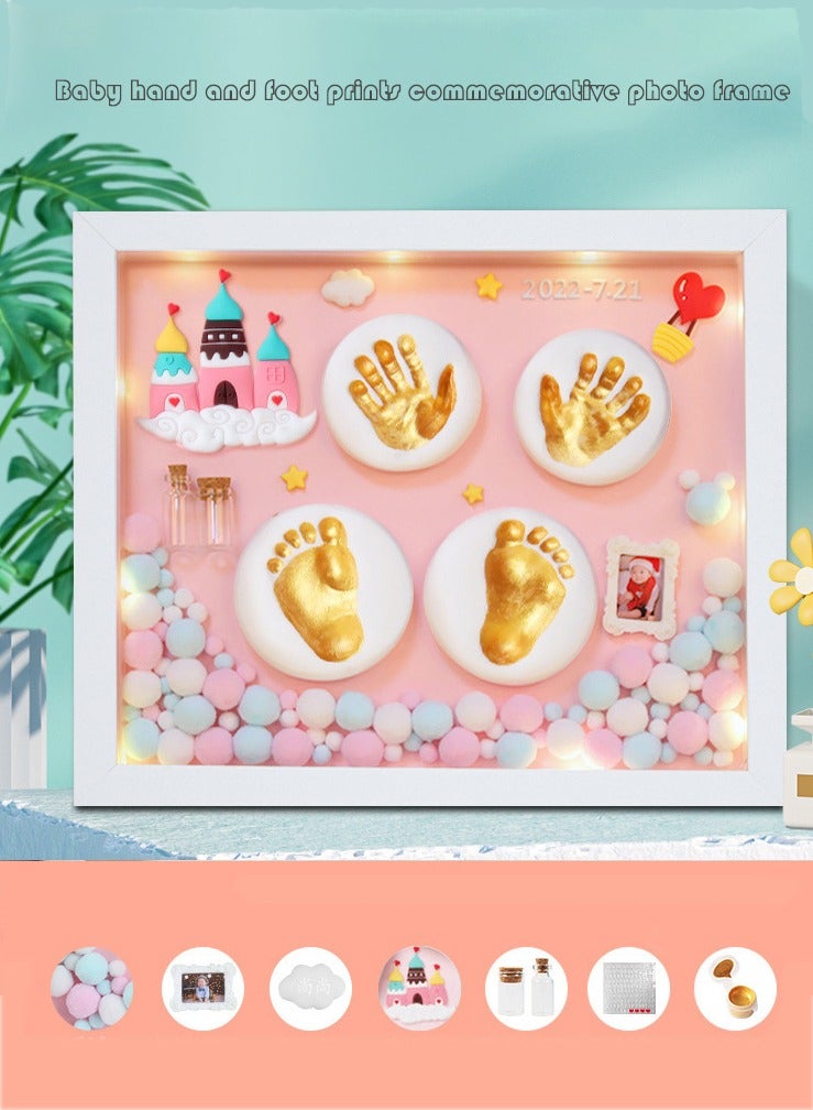 Xierbao DIY Handprint or Footprint Clay Keepsake for Newborn Girls and Boys - Image 1